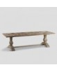 table de repas 280x100x78 bois naturel 