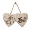 Set cœur décor skieur