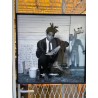impression crystal Basquiat 55x55