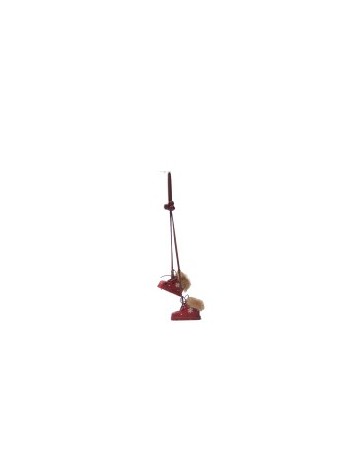 Paire chaussure de ski rouge