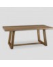 table de repas bois naturel 200x100x78
