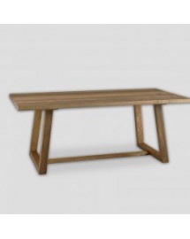 table de repas bois naturel 200x100x78