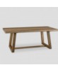 table de repas bois naturel 200x100x78