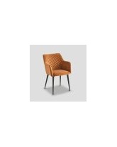 fauteuil de table velours naturel 