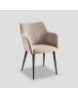 fauteuil de table velours naturel 