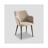 fauteuil de table velours naturel 