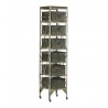 meuble palerme 6 tiroirs zinc 40x35xH175