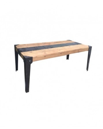 table a manger industrielle 200x100x75 cm