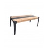 table a manger industrielle 200x100x75 cm