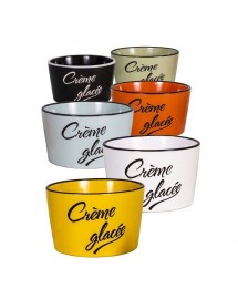 set de 6 pots crème glacée