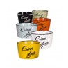 set de 6 pots crème glacée