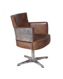 swinderby swivel chair destroyed 62x87x62cm