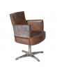 swinderby swivel chair destroyed 62x87x62cm