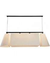 lustre trio blanc 182cm