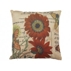 coussin floral 37x37cm