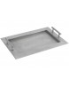 plateau zinc quadra 46 x 30.5 cm