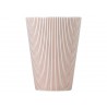 gobelet porcelaine filet rouge h11cm