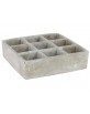 pot ciment 9 cubes 26x7.5cm 