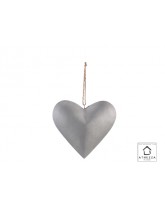 coeur bombé zinc 20 cm