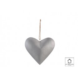 coeur bombé zinc 20 cm