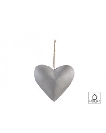 coeur bombé zinc 20 cm