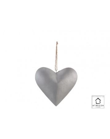 coeur bombé zinc 20 cm